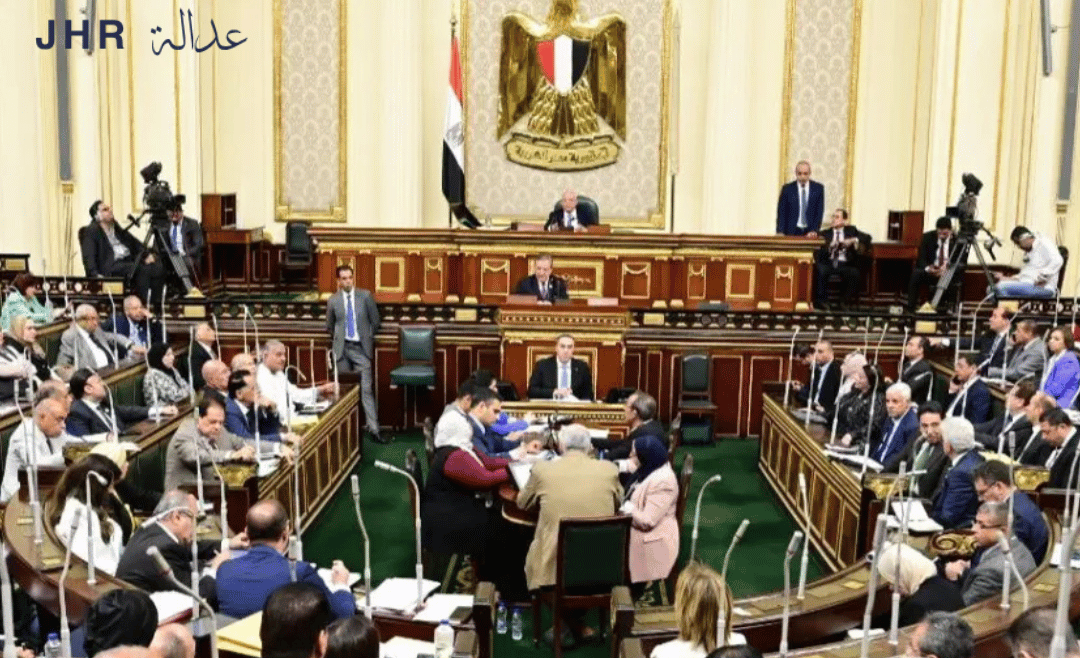 جلسة داخل مجلس النواب المصري أثناء مناقشة قانون الإجراءات الجنائية الجديد – منظمة عدالة لحقوق الإنسان (JHR)